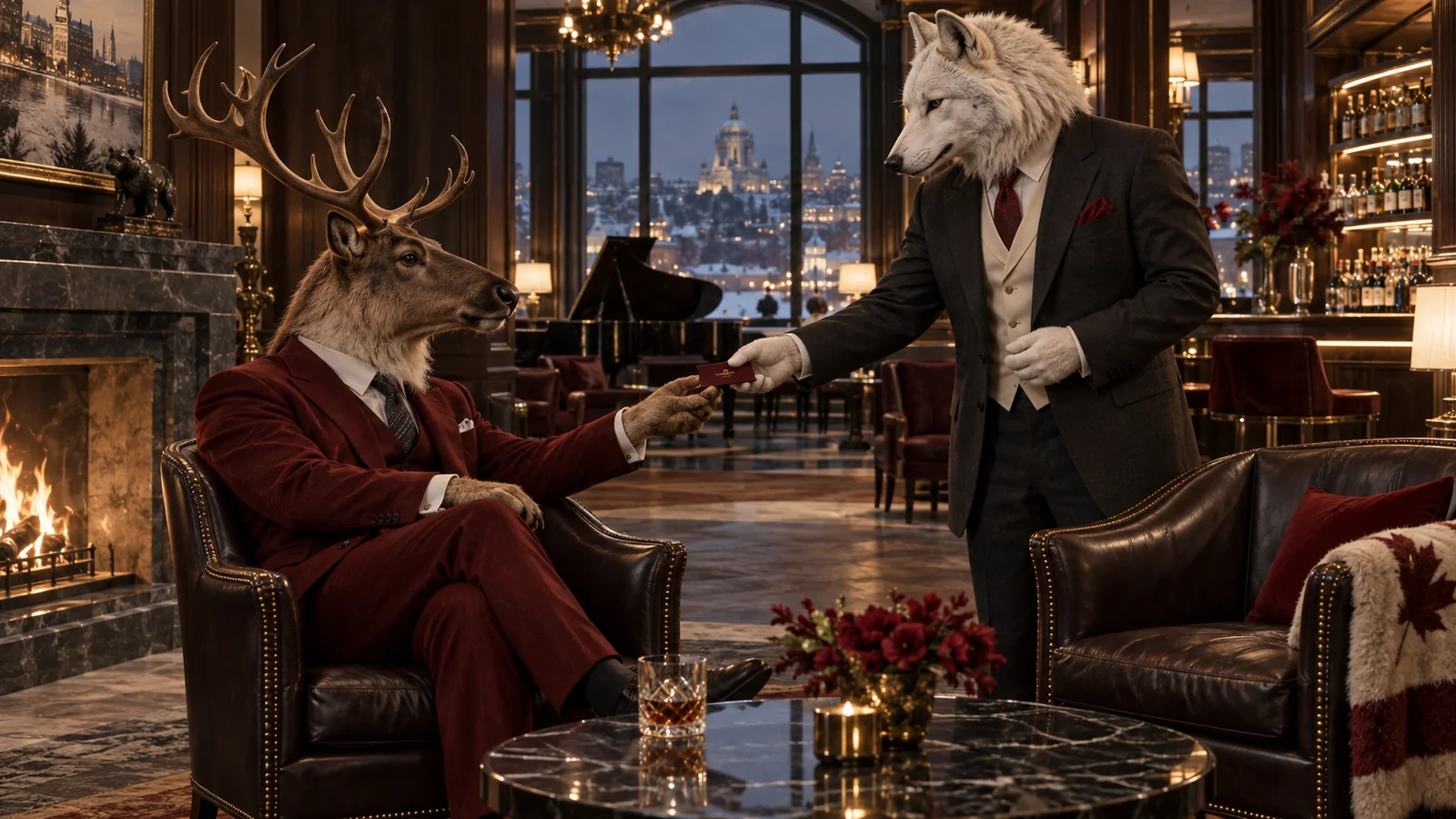 Bizzo Casino characters in a themed scene
