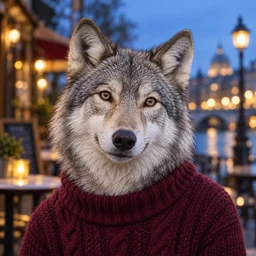 Animal avatar: wolf